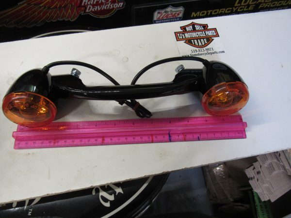 Harley Evolution,Twin Cam,Chrome or Black Revox Turn Signal Bar Kit - Image 2