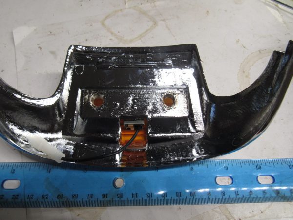 Harley Shovelhead,Evo Front Fender Trim Light with Amber Lens. 1979-UP?? P/N 59082-79 - Image 3