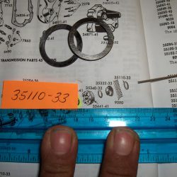Harley 45 Flathead, Tranny Mainshaft Thrust Washers 1935-73 P/N 35110-33
