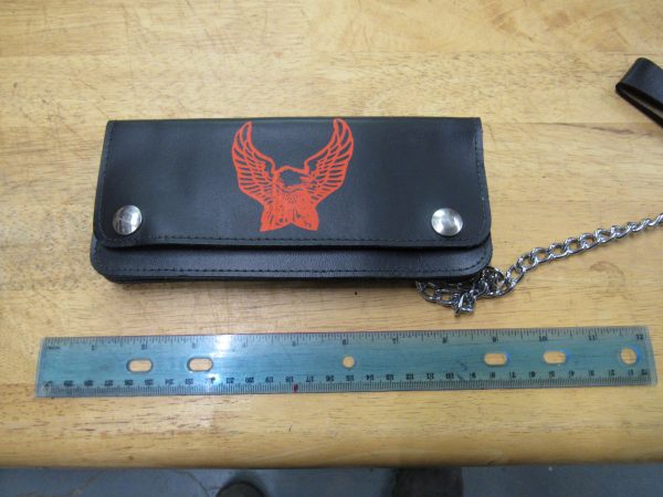 Biker Style Wallet with Chain