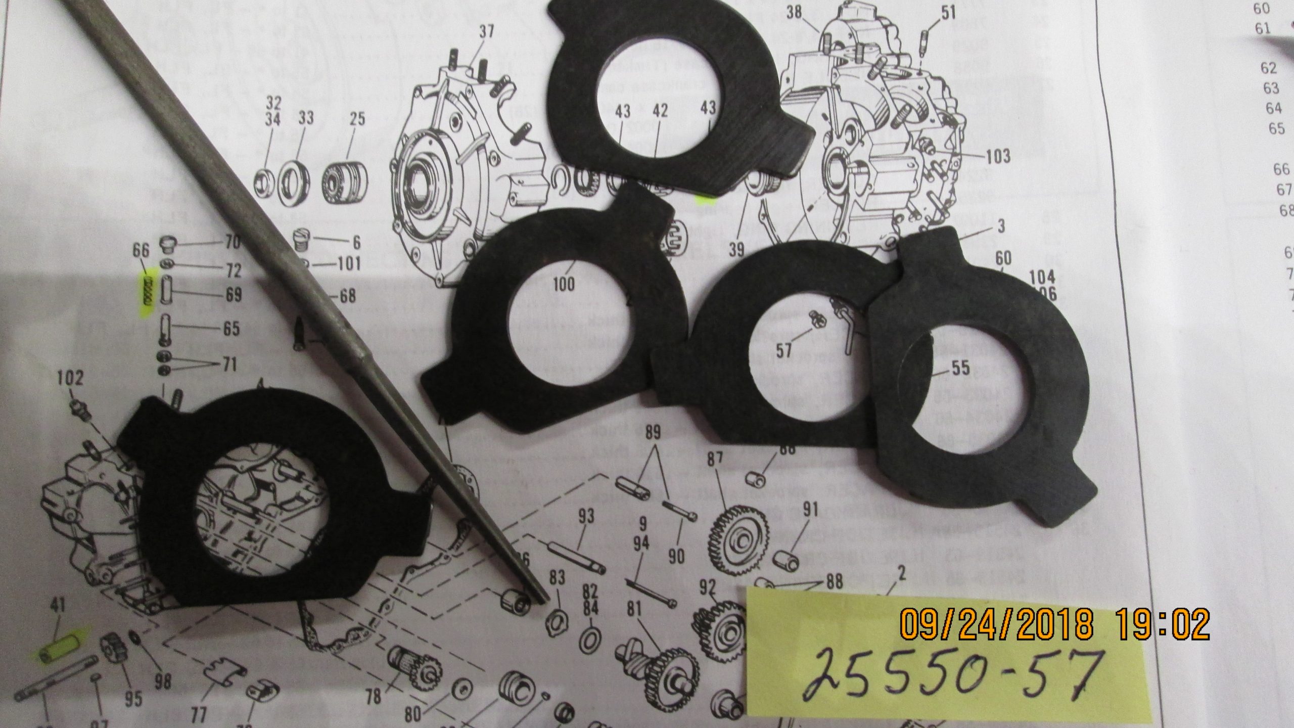 Harley Panhead,shovelhead Cam Lock Washers 1957-84 P/N. 25550-57 - Image 2