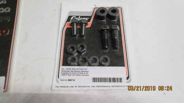 Harley Knucklehead,Panhead Oil Tank Mounting Kit. 1936-57