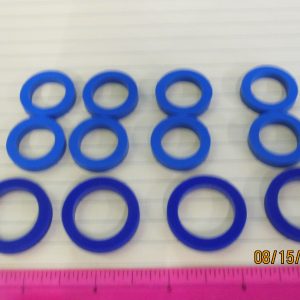 Harley Panhead,Shovelhead Pushrod Cover Seal Kit*Blue Silicone* .1948-79