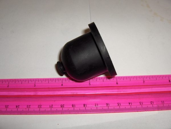 Harley Shovelhead,Evo Black Solenoid Plunger Rubber Boot P/N 31441-65 - Image 2