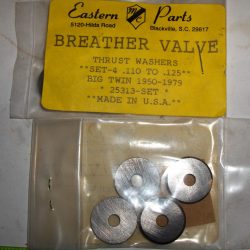 Harley Panhead, Shovelhead, Breather Valve Thrust Washers 1950-79
