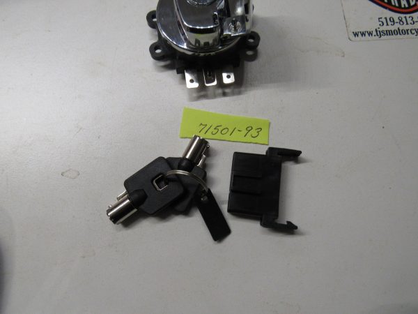 Harley Evo's,Twin Cam,Chrome Ignition Switch  1993-2002 P/N 71501-93 - Image 3
