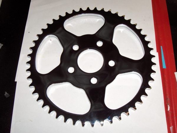 Harley Shovelhead Chrome Rear Drive Sprocket 48 Tooth  1973-84 - Image 2