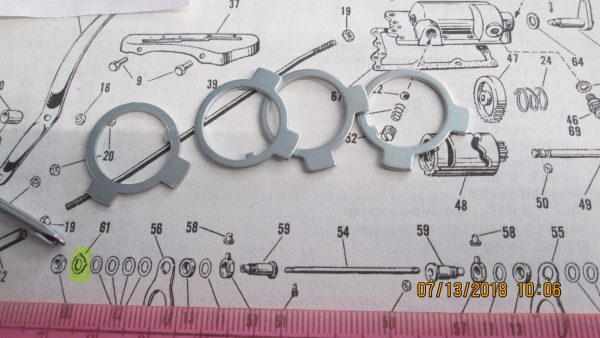 Harley Knuckle,Pan,Shovel,45's Tranny Shifter Fork Lock Tab 1936-84 P/N 34180-33