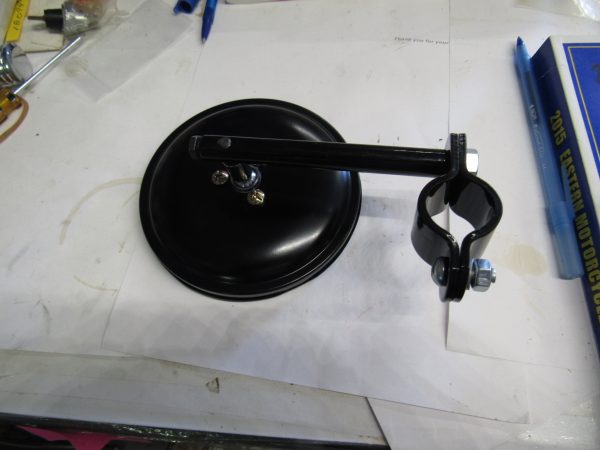 Harley Knucklehead,Flathead,Pan,WL Black Short Stem Mirror 1936-UP P/N 91870-34 - Image 4