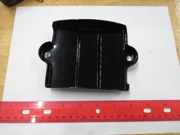 Harley Knuckle,Panhead Black Battery Top Cover 1936-64 P/N 66373-36 - Image 3