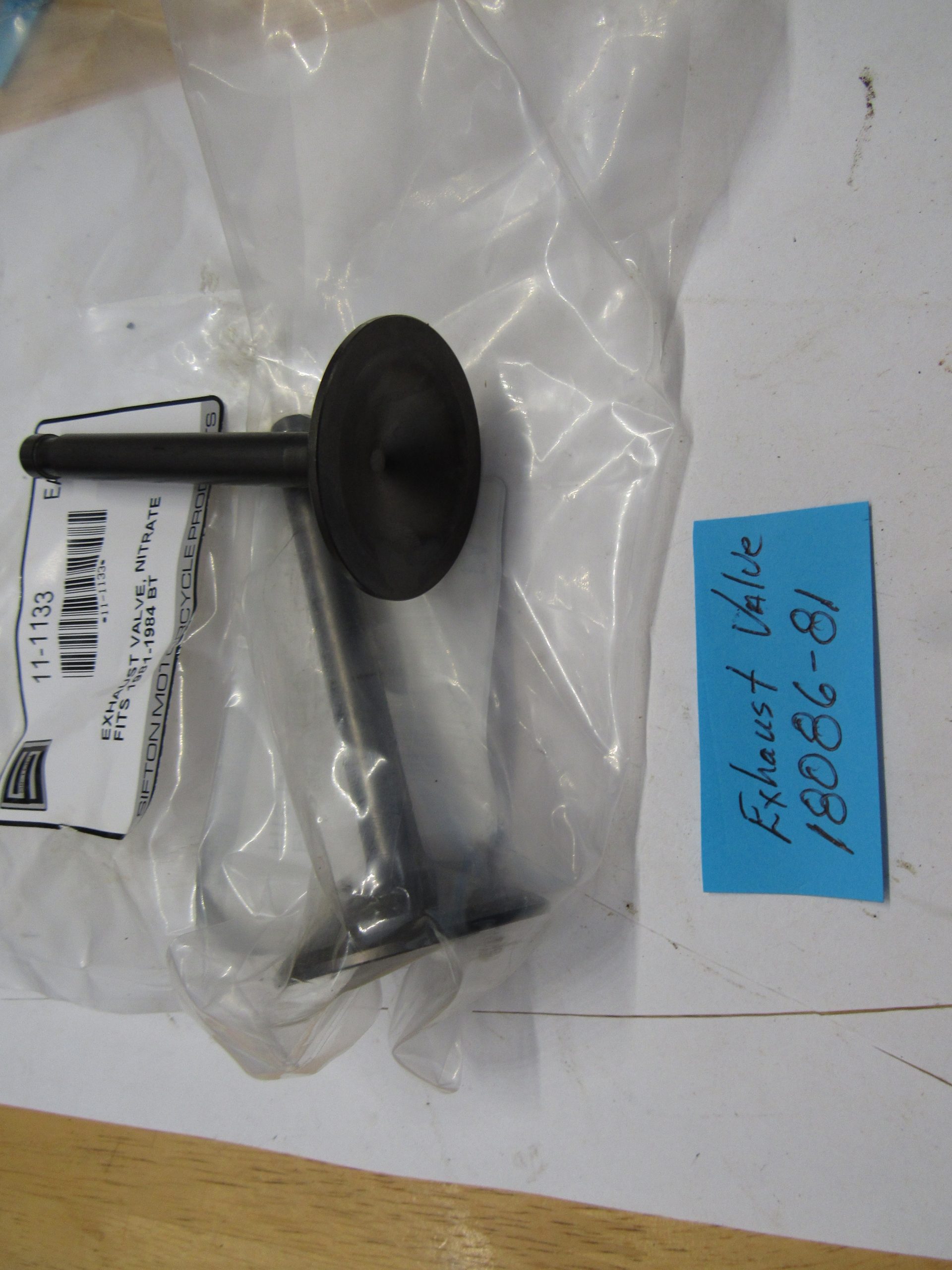 Harley Shovelhead Stainless Steel Nitrate Exhaust Valve 1981-84 P/N 18086-81 - Image 3