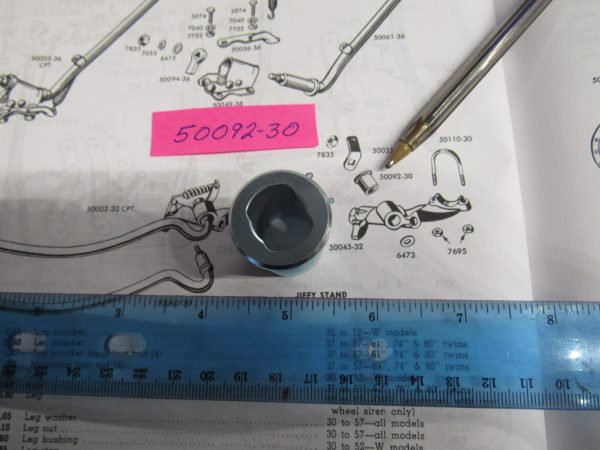 Harley 45 Flathead Solo Jiffy Stand Bushing  1932-52 - Image 4