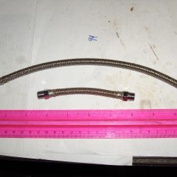 Harley Shovelhead Braided Rocker Cover Oil Lines   1966-84