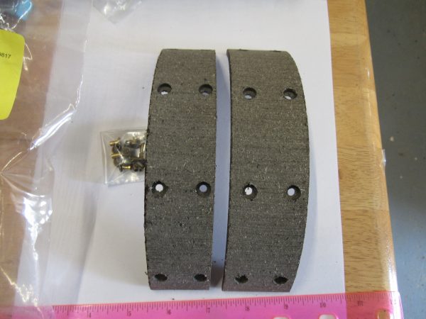 Harley Panhead,Shovelhead Rear Brake Linings & Rivets 1963-72 P/N 41808-63 - Image 3