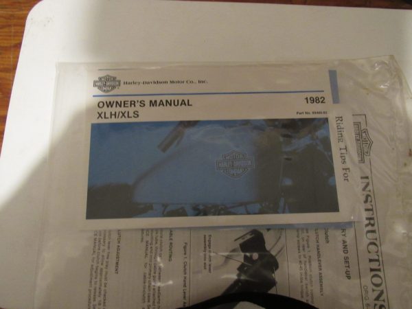 Genuine Harley Sportster Owners Manual  XLH,XLS.. 1982  **NOS**