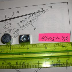 Harley Shovelhead,Sportster Handle Bar Master Cylinder Plunger Pin Barrel. 1972-81. P/N 45031-72