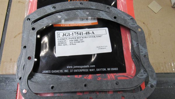 Harley Panhead Rocker Cover Gaskets .062 Thick 1948-65 P/N 17541-48