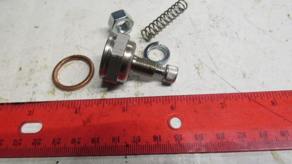 Harley,Knuckle,Pan,Flathead.Carburetor Bowl Lock Nut with Drain *NEW* - Image 3