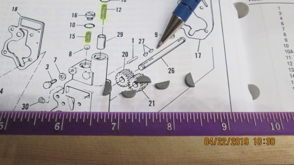 Harley Big Twin and Sportster Oil Pump Keys 1936-99 P/N 26348-15