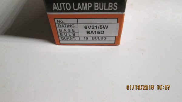 Harley VL,Knuckle,Flathead 6 Volt Tailight Bulb*Short* 1934-UP? P/N 68165-34 - Image 2