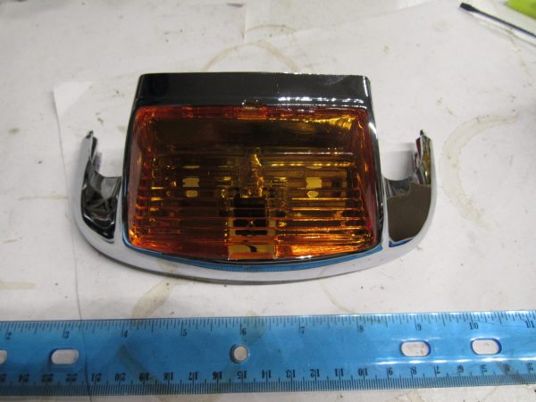 Harley Shovelhead,Evo Front Fender Trim Light with Amber Lens. 1979-UP?? P/N 59082-79
