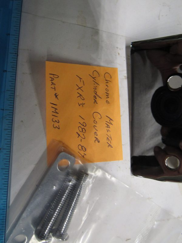 Harley FXR Shovelhead,Evo Rear Chrome Master Cylinder Cover 1982-87 - Image 5