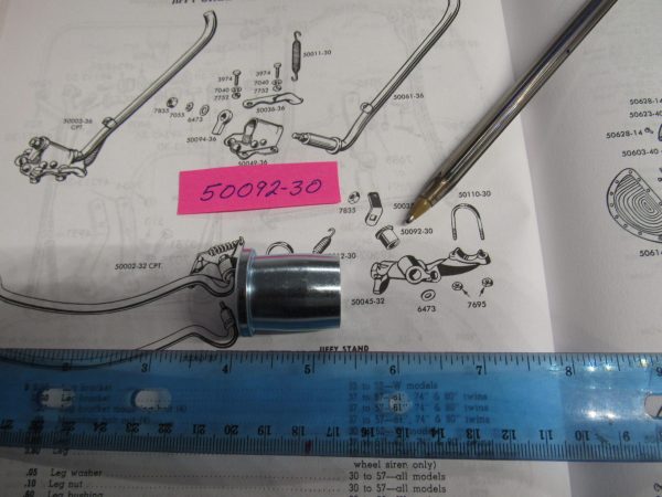 Harley 45 Flathead Solo Jiffy Stand Bushing  1932-52 - Image 3