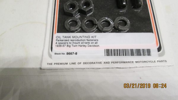 Harley Knucklehead,Panhead Oil Tank Mounting Kit. 1936-57 - Image 2