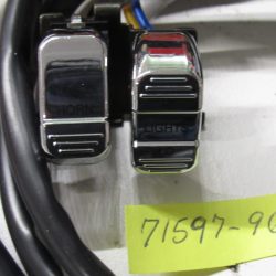 Harley Evo,Twin Cam,Chrome?Dimmer & Horn Switch 1996-06  P/N 71597-96C