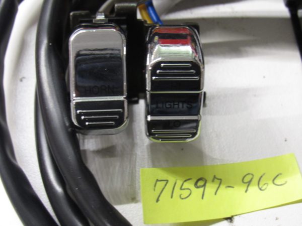 Harley Evo,Twin Cam,Chrome?Dimmer & Horn Switch 1996-06  P/N 71597-96C