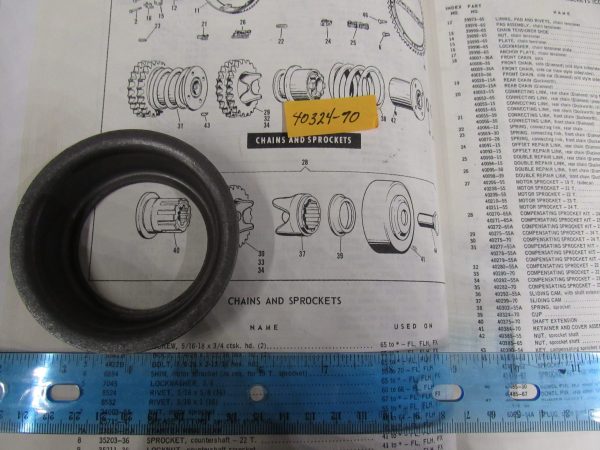 Harley Shovelhead Compensator Sprocket Cup  1970-82  P/N 40324-70