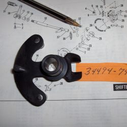 Harley Sportster,Shovelhead Shifter Pawl Carrier. P/N 34494-74C