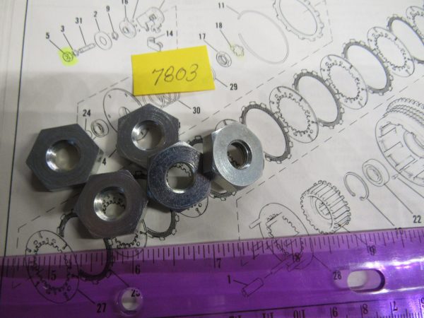 Harley Sportster Clutch Adjusting Screw Nut  1971-84  P/N 7803 - Image 3