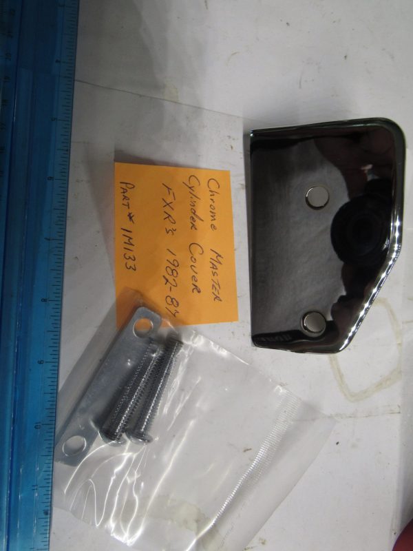 Harley FXR Shovelhead,Evo Rear Chrome Master Cylinder Cover 1982-87 - Image 2
