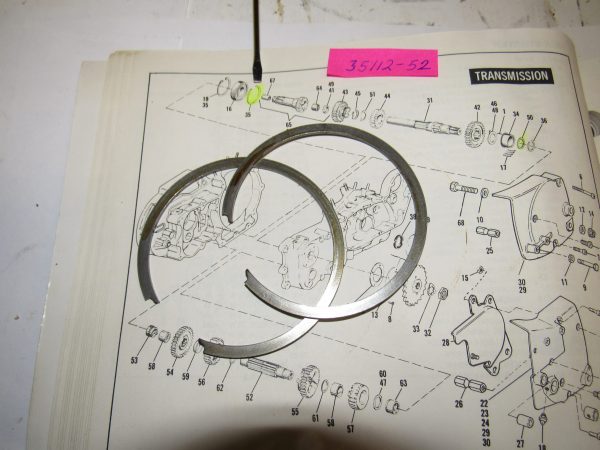 Harley Davidson Sportster Tranny Mainshaft Bearing Snap Ring  P/N 35112-52 - Image 2
