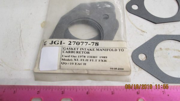 Harley Shovel,Evo,XL Carburetor Base Gaskets 1978-89 P/N 27077-78 - Image 2