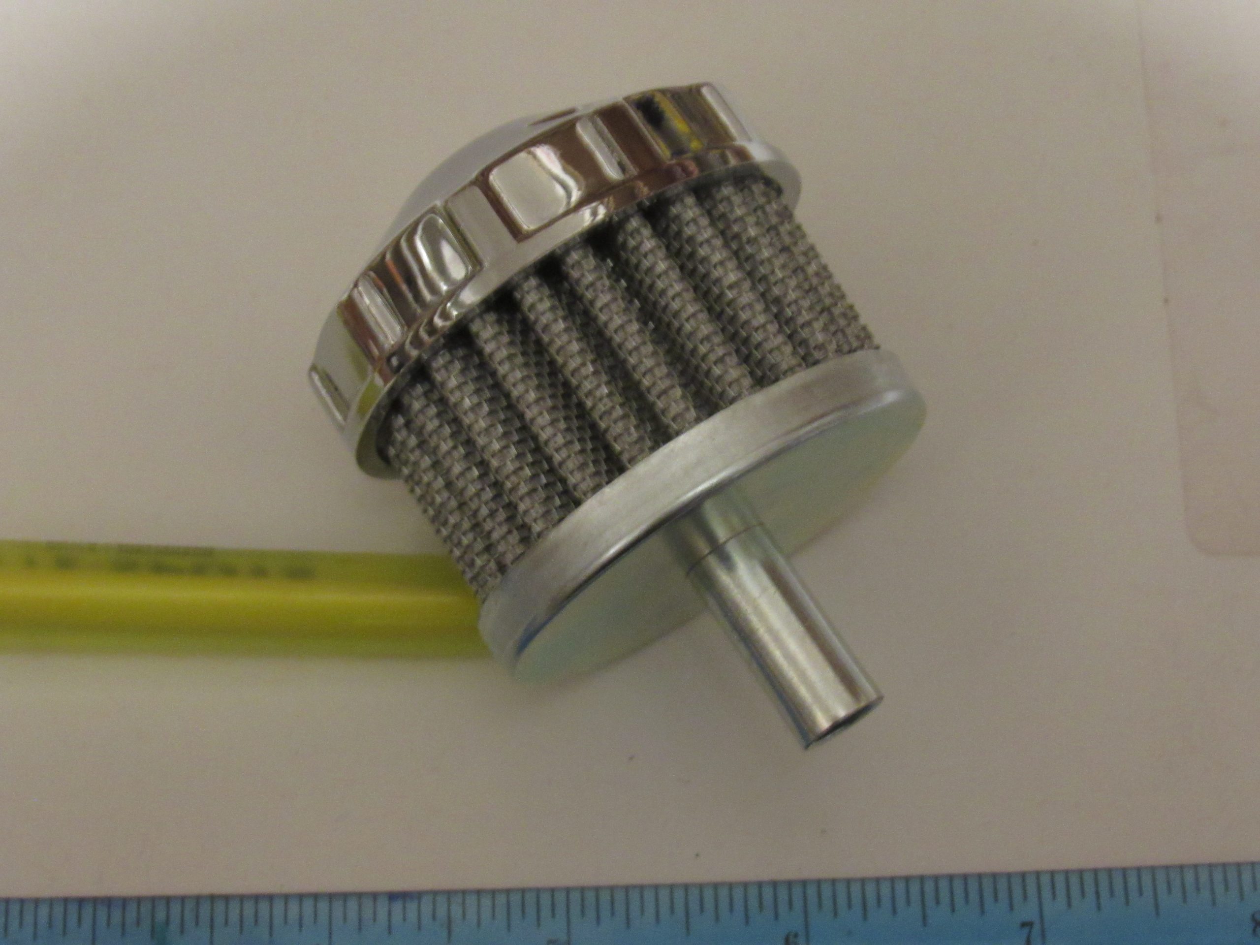 Harley Shovelhead,Evolution Chrome Crankcase Breather Assembly - Image 2