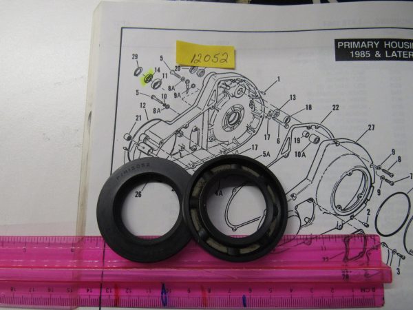 Harley Evolution,Twin Cam,Inner Primary Cover Seal 1985-Up??  P/N 12052