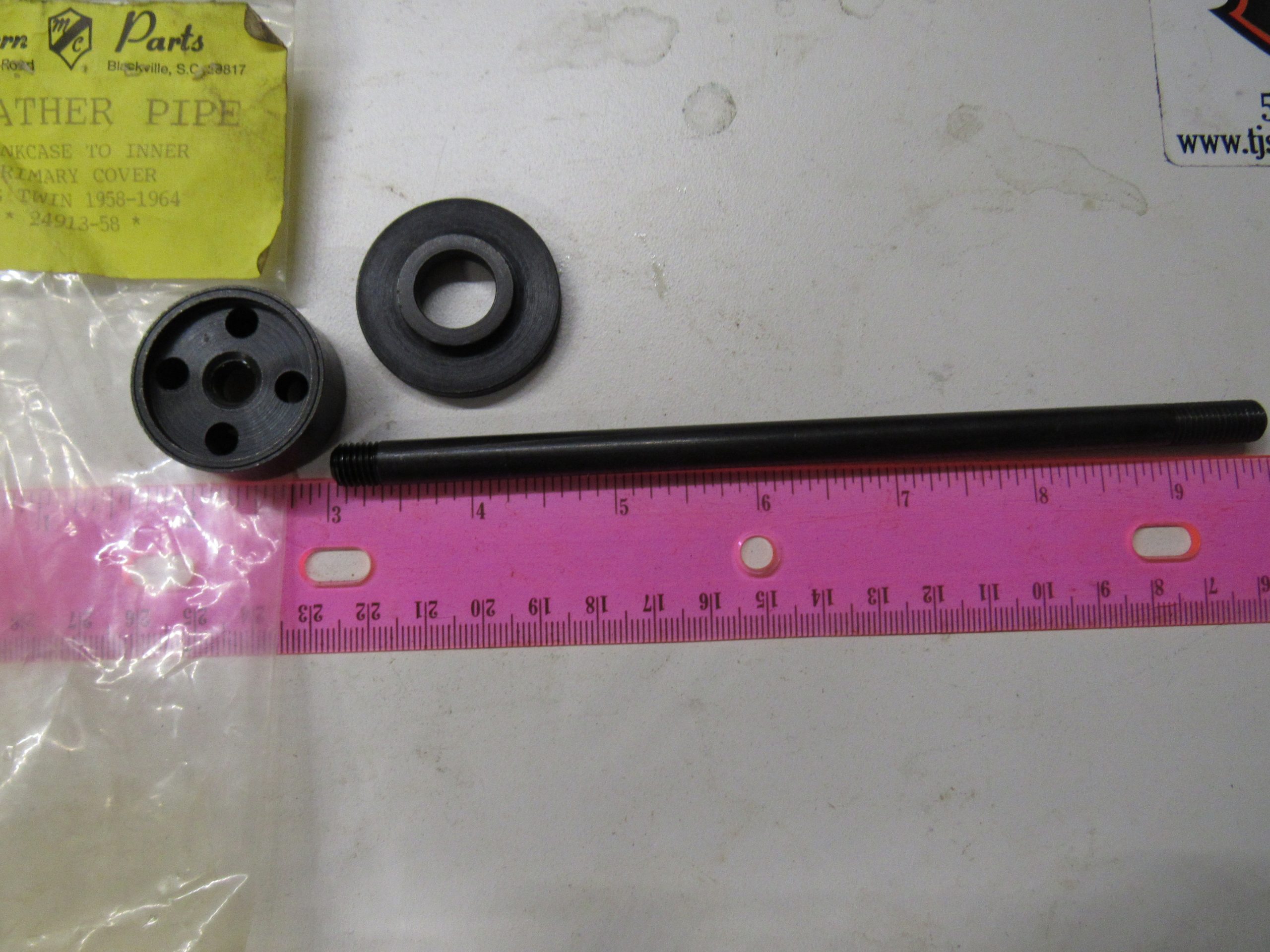 Harley Panhead Crankcase To Inner Primary Breather Pipe.1958-64 P/N 24913-58 - Image 5