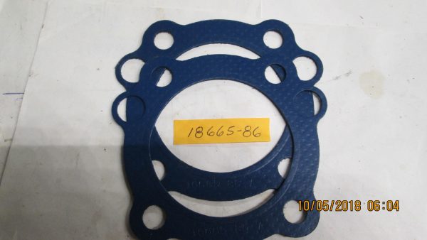 Harley XLH 1100CC Sportster Blue Teflon Head Gaskets 1986-87 P/N 16665-86A - Image 2