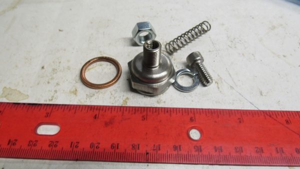Harley,Knuckle,Pan,Flathead.Carburetor Bowl Lock Nut with Drain *NEW*
