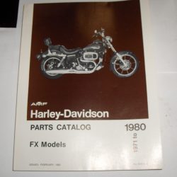 Harley Factory Spare Parts Book for 1971-1980 FX