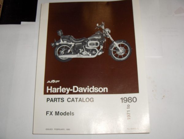 Harley Factory Spare Parts Book for 1971-1980 FX