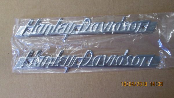 Harley Panhead,45 Flathead Chrome Tank Emblems 1951-54 P/N 61774-51