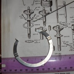 Harley,Knucklehead,Panhead,Flathead Distributor Base Retainer 1936-64. P/N 32585-36