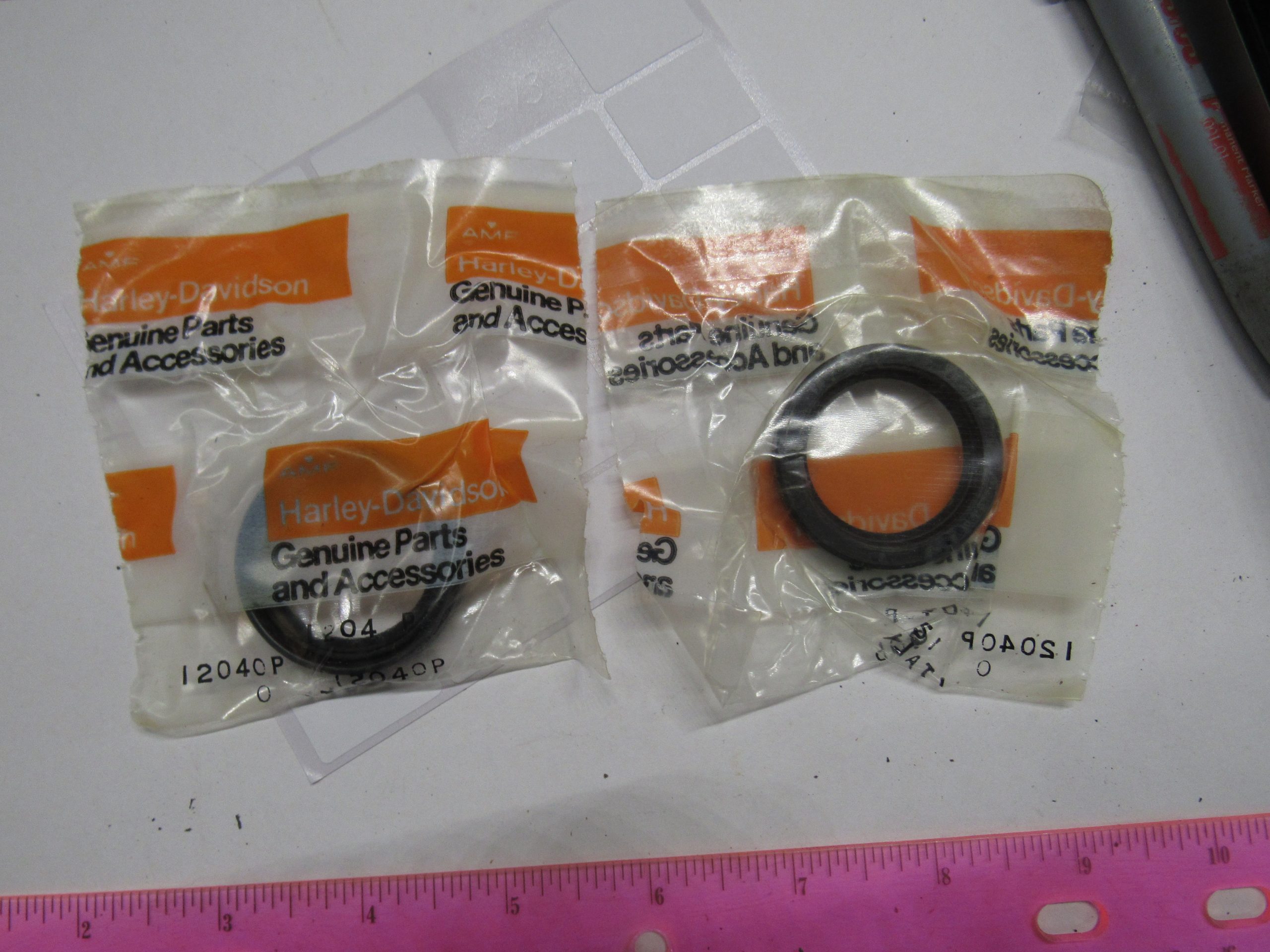 Harley Aermacchi Oil Seal.Front Fork Slider *NOS* P/N 12040P