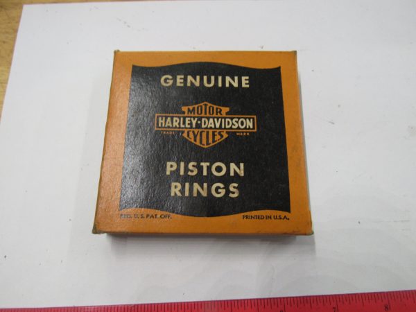 Harley 45 Flathead Solo & Servi-car Piston Rings *NOS* .030  1938-73 P/N 261-38D