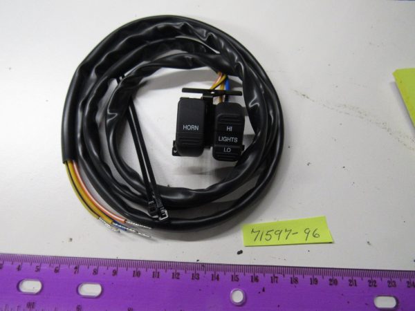 Harley Evo,Twin Cam,Black Dimmer & Horn Switch. 1996-06 P/N 71597-96B