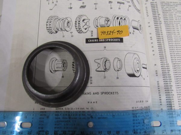 Harley Shovelhead Compensator Sprocket Cup  1970-82  P/N 40324-70 - Image 3