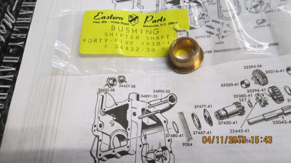 Harley 45 Flathead & Servi-car Shifter Shaft Bushing*Large* 1938-73 P/N 34432-38 - Image 2